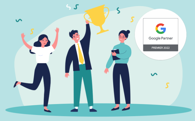 2022 m. vasario mėnesį skaitmeninės rinkodaros agentūrai „Verslo idėjų partneriai“ suteiktas „Google Premier Partner“ partnerio statusas