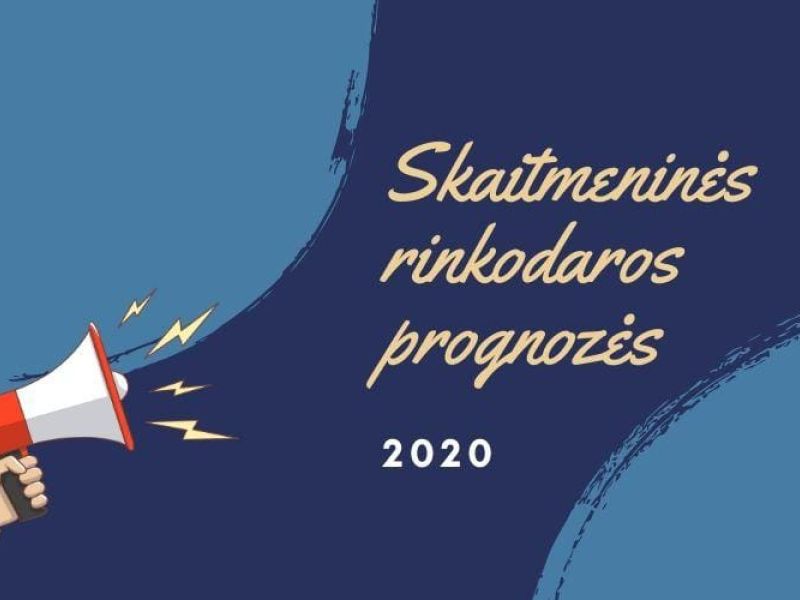 Skaitmeninės rinkodaros prognozės 2020 metams